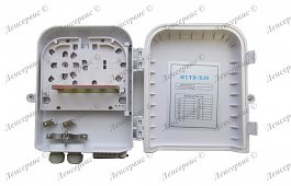 Оптическая кросс-муфта GJS-X30B (FDB-08E, HTTB-X30B) настенный сплиттерный распределительный бокс FTTH на 12 портов SC/LC-d