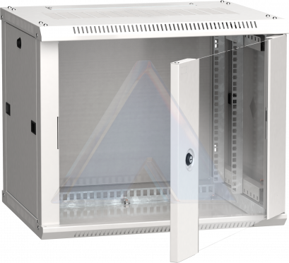 ITK Шкаф LINEA W 6U 600x450 мм дверь стекло, RAL7035