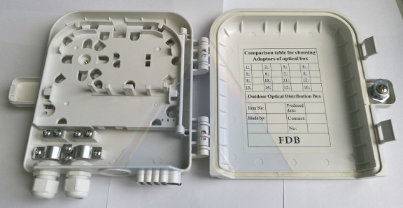 Оптическая кросс-муфта GJS-X30B (FDB-08J, GJS-X30RP) настенный сплиттерный распределительный бокс FTTH на 8 портов SC/LC-d