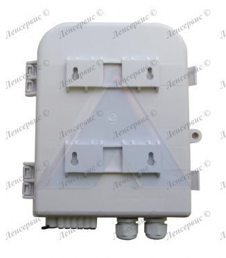Оптическая кросс-муфта GJS-X30B (FDB-08E, HTTB-X30B) на 12 портов SC/LC-d, настенный сплиттерный распределительный бокс FTTH
