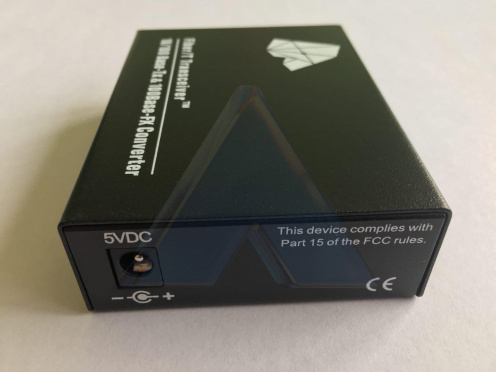 Медиаконвертер WDM SC/SM/20km, 10/100 Mb/c, 1550 нм, внешний блок питания