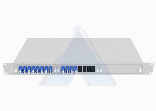 Кросс 19” в стойку LSR-24-12LC-d-SM-24UPC-2