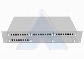 Кросс 19” в стойку LSR-48-пустой 4 планки SC 2 заглушки